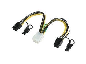 PCI-e 6-pin To Dual 8-pin Extension Pwr Converter PCI-e 6-pin To Dual 8-pin Extension Pwr Converter