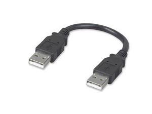 Ziotek 131 1549 USB 2.0 Shortys, A Male To A Male, 7.5in Ziotek 131 1549 USB 2.0 Shortys, A Male To A Male, 7.5in