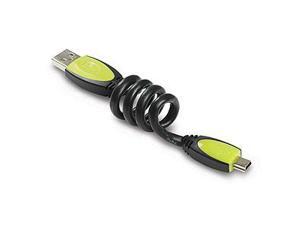Ziotek 131 1011 Flexicord USB 2.0 Cable A Male To Mini B 5pin, 1ft Ziotek 131 1011 Flexicord USB 2.0 Cable A Male To Mini B 5pin, 1ft