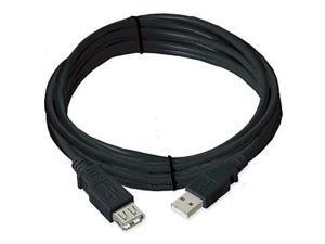 Ziotek USB 2.0 Cable A Male To A Female, Black, 15ft Ziotek USB 2.0 Cable A Male To A Female, Black, 15ft