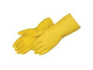 GLOVES LATEX 12" 18MIL YELLOW FLOCK LINED XL GLOVES LATEX 12" 18MIL YELLOW FLOCK LINED XL