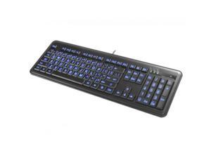 KBL200 Large Font Illuminated Keyboard KBL200 Large Font Illuminated Keyboard
