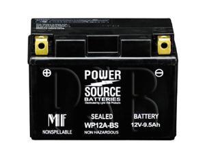 Power Source Batteries WP12A-BS (YT12A-BS Replacement) Sealed Battery 01-334 - 1 Year Manufacturer Warranty! Power Source Batteries WP12A-BS (YT12A-BS Replacement) Sealed Battery 01-334 - 1 Year Manufacturer Warranty!