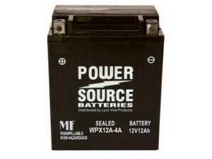 Power Source Batteries WPX12A-4A (UB12A-A Replacement) Sealed Battery 01-333 - 1 Year Manufacturer Warranty! Power Source Batteries WPX12A-4A (UB12A-A Replacement) Sealed Battery 01-333 - 1 Year Manufacturer Warranty!