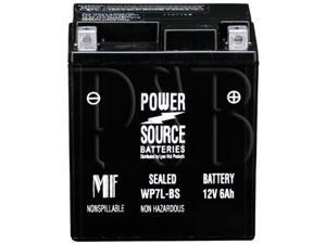Power Source Battery WP7L-BS (YTX7L-BS Replacement) Sealed Battery 01-320 - 1 Year Manufacturer Warranty! Power Source Battery WP7L-BS (YTX7L-BS Replacement) Sealed Battery 01-320 - 1 Year Manufacturer Warranty!
