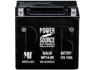 Power Source Battery WP14-BS (YTX14-BS Replacement) Sealed Battery 01-345 - 1 Year Manufacturer Warranty! Power Source Battery WP14-BS (YTX14-BS Replacement) Sealed Battery 01-345 - 1 Year Manufacturer Warranty!
