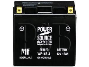 Power Source Batteries WP14B-4 (YT14B-BS Replacement) Sealed Maintenance Free Battery 01-343 - 1 Year Manufacturer Warranty! Power Source Batteries WP14B-4 (YT14B-BS Replacement) Sealed Maintenance Free Battery 01-343 - 1 Year Manufacturer Warranty!