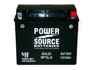 Power Source Batteries WP16L-BS Sealed Maintenance Free Battery 01-350 - 1 Year Manufacturer Warranty! Power Source Batteries WP16L-BS Sealed Maintenance Free Battery 01-350 - 1 Year Manufacturer Warranty!