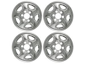 Set of 4 16" Chrome Wheel Skin Hubcap: Chevy (Astro '03 -'08, Silverado '99 -'04, Tahoe '99 -'06) GMC (Sierra) 16x6 Inch 6 Lug Steel Rim: IMP-08X Set of 4 16" Chrome Wheel Skin Hubcap: Chevy (Astro '03 -'08, Silverado '99 -'04, Tahoe '99 -'06) GMC (Sierra) 16x6 Inch 6 Lug Steel Rim: IMP-08X