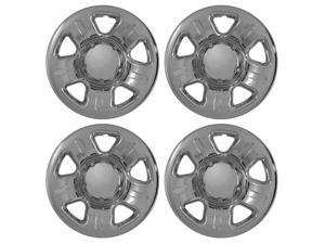 Set of 4 16" Chrome Wheel Skin Hub Covers w Center: Ford Explorer (2002 -2006) 16x7 Inch 5 Lug Steel Rim -aftermarket: IMP/41X Set of 4 16" Chrome Wheel Skin Hub Covers w Center: Ford Explorer (2002 -2006) 16x7 Inch 5 Lug Steel Rim -aftermarket: IMP/41X