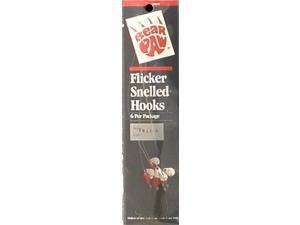Bear Paw FNLS-4 Flicker Snell Circ Size 4 Nick Fishing Snelled Hook Bear Paw FNLS-4 Flicker Snell Circ Size 4 Nick Fishing Snelled Hook