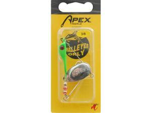Apex WO-38FG 1T Frwd 3/8 OZ Fluorescent Green Walleye Fishing Spinner Apex WO-38FG 1T Frwd 3/8 OZ Fluorescent Green Walleye Fishing Spinner