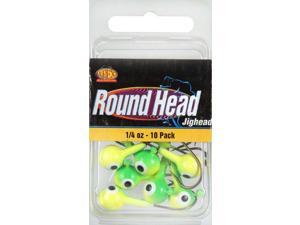 Apex RH14-2-10 Freshwater Round Jig Head 1/4 OZ Chartruese/Green Apex RH14-2-10 Freshwater Round Jig Head 1/4 OZ Chartruese/Green