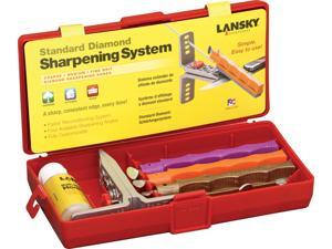 Lansky LS51 Set Standard Diamond Sharpening System W/ Coarse Medium & Fine Gri Lansky LS51 Set Standard Diamond Sharpening System W/ Coarse Medium & Fine Gri