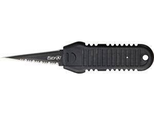 Fury FYFY11847 Knives Fixed Knife Stainless Black Finish Extreme Dive Knife 7 3/ Fury FYFY11847 Knives Fixed Knife Stainless Black Finish Extreme Dive Knife 7 3/