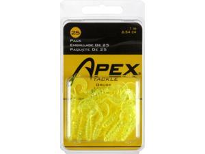 Apex Bass Lure UG-1-CHGL/A Unrigged Swirltail Grub 1" Chartruese Glitter Apex Bass Lure UG-1-CHGL/A Unrigged Swirltail Grub 1" Chartruese Glitter