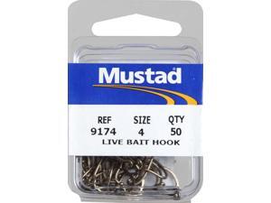 Mustad 9174-4-22 O'shaun 3X Shrt Brz Size 4 50 PK Fishing Hook Mustad 9174-4-22 O'shaun 3X Shrt Brz Size 4 50 PK Fishing Hook