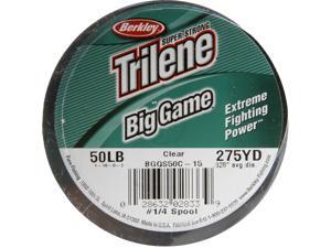 BGQS50C-15 Berkley Trilene Big Game Clear 1/4lbSpools 275yd Of 50lbTest Line BGQS50C-15 Berkley Trilene Big Game Clear 1/4lbSpools 275yd Of 50lbTest Line