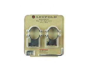 Leupold Ring Mount 1" Extra High Matte Ruger M77 50mm LP49952 030317499525 Leupold Ring Mount 1" Extra High Matte Ruger M77 50mm LP49952 030317499525