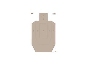Birchwood Casey 37025 Eze-Scorer IPSC Practice 23" x 35" Birchwood Casey 37025 Eze-Scorer IPSC Practice 23" x 35"