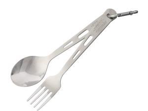 Vargo VR201 Titanium Spoon/Fork Set Polished 6.25" Overall Each Vargo VR201 Titanium Spoon/Fork Set Polished 6.25" Overall Each