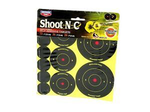 Birchwood Casey Shoot-N-C Target, Round Bullseye, Assortment Kit,72-1", 36-2", and 24-3" Targets 34608-12 Birchwood Casey Shoot-N-C Target, Round Bullseye, Assortment Kit,72-1", 36-2", and 24-3" Targets 34608-12