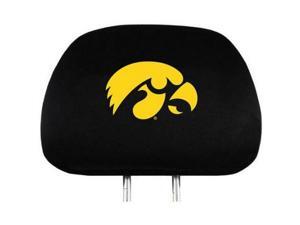 NCAA HRPU025 Iowa Printed Head Rest Covers — Set of 2 NCAA HRPU025 Iowa Printed Head Rest Covers — Set of 2