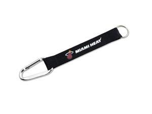 NBA NBAKT-147-02 Miami Heat Carabiner Key Ring NBA NBAKT-147-02 Miami Heat Carabiner Key Ring