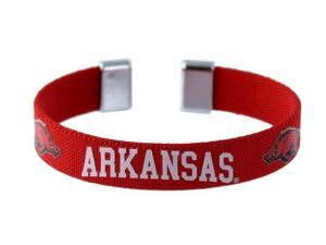 NCAA CCPBC-262-40 Arkansas Razorbacks Ribbon Band Bracelet NCAA CCPBC-262-40 Arkansas Razorbacks Ribbon Band Bracelet