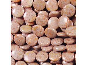 FOSSIL AGATE 15MM COIN GEMSTONE BEADS FOSSILIZED FOSSIL AGATE 15MM COIN GEMSTONE BEADS FOSSILIZED