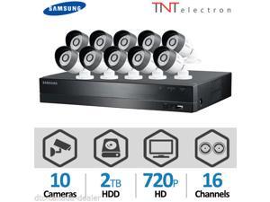 Samsung SDH-C5100 16 Channel 720p HD DVR Video Security System/ 10 x 720p high definition weatherproof cameras/ 2TB Hard Disk Drive (SATA)/ 720p HD real-time monitoring & recording/ 3 Mon Warranty Samsung SDH-C5100 16 Channel 720p HD DVR Video Security System/ 10 x 720p high definition weatherproof cameras/ 2TB Hard Disk Drive (SATA)/ 720p HD real-time monitoring & recording/ 3 Mon Warranty