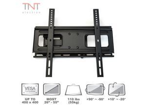 Atron Vision TV Monitor Wall Mount for most 26" - 55" LED LCD Plasma Flat Screen Up To 110 lbs VESA 400 x 400 Tilt Swivel Bracket Atron Vision TV Monitor Wall Mount for most 26" - 55" LED LCD Plasma Flat Screen Up To 110 lbs VESA 400 x 400 Tilt Swivel Bracket