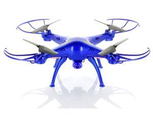 Syma X5SC (2015 The Latest Version) Explorers 2 2.4G 4CH RC Headless RTF Quadcopter with 2MP 720P HD Camera - Exclusive Thunder Blue Deluxe Package with Additional Battery & Accessories Syma X5SC (2015 The Latest Version) Explorers 2 2.4G 4CH RC Headless RTF Quadcopter with 2MP 720P HD Camera - Exclusive Thunder Blue Deluxe Package with Additional Battery & Accessories