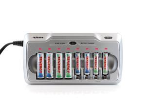 Tenergy TN145 8-Bay AA/AAA NiMH/NiCd Battery Charger with individual LED indicator Tenergy TN145 8-Bay AA/AAA NiMH/NiCd Battery Charger with individual LED indicator