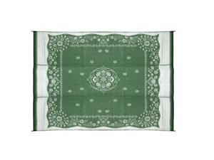 Open Air Reversible Oriental Awning/Patio Mat 9ft x 12ft Green Open Air Reversible Oriental Awning/Patio Mat 9ft x 12ft Green