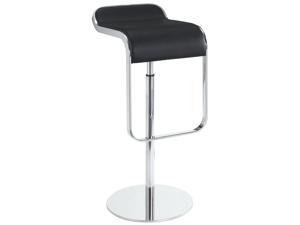 LEM Leather Bar Stool in Black LEM Leather Bar Stool in Black