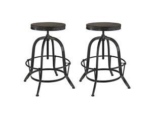 Collect Bar Stool Set of 2 in Black Collect Bar Stool Set of 2 in Black