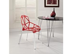 Connections Dining Side Chair in Red Connections Dining Side Chair in Red
