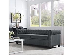Earl Fabric Sofa in Gray Earl Fabric Sofa in Gray