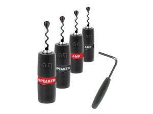 AudioQuest SureGrip 300 BFA Silver (2 pr.) Banana Plugs AudioQuest SureGrip 300 BFA Silver (2 pr.) Banana Plugs