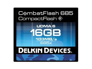 Delkin Devices | DDCFCOMBAT685-16GB | 16GB CombatFlash 685 UDMA 6 Compact Flash Card Delkin Devices | DDCFCOMBAT685-16GB | 16GB CombatFlash 685 UDMA 6 Compact Flash Card