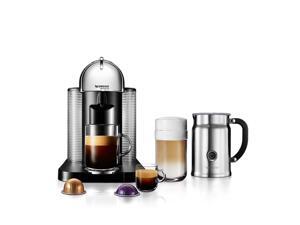 Nespresso Vertuoline GCA1 Chrome Bundle Espresso Machine w/ Aeroccino Plus Nespresso Vertuoline GCA1 Chrome Bundle Espresso Machine w/ Aeroccino Plus