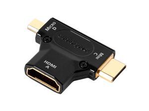 AudioQuest HDMI A to C and D HDMI Standard to Micro and Mini HDMI Adaptor AudioQuest HDMI A to C and D HDMI Standard to Micro and Mini HDMI Adaptor