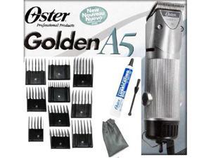 Oster A5 2 Speed Golden Animal dog horse Clipper/Blade/10 pc Comb Guides Oster A5 2 Speed Golden Animal dog horse Clipper/Blade/10 pc Comb Guides