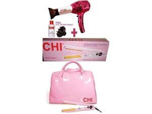Chi Limited Edition Pink lace Hair Dryer & Iron Comb Pro Purple Ceramic+Diffuser NEW Chi Limited Edition Pink lace Hair Dryer & Iron Comb Pro Purple Ceramic+Diffuser NEW