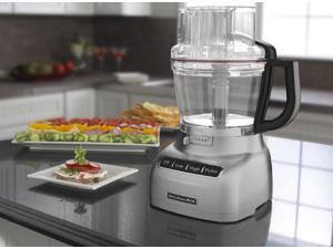 New KitchenAid 13-Cup Wide Mouth Food Processor Brushed Chrome KFP1333BD Big New New KitchenAid 13-Cup Wide Mouth Food Processor Brushed Chrome KFP1333BD Big New