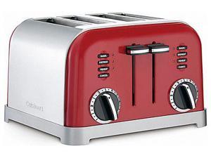 Cuisinart CPT-180MR Stainless Steel Metallic Red Metal Classic 4-Slice Toaster Cuisinart CPT-180MR Stainless Steel Metallic Red Metal Classic 4-Slice Toaster