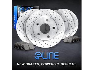 Brake Rotors *FRONT+REAR KIT ELINE "CROSS DRILLED" & CERAMIC PADS RC13107 Brake Rotors *FRONT+REAR KIT ELINE "CROSS DRILLED" & CERAMIC PADS RC13107