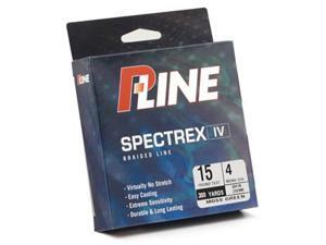 P-Line Spectrex IV Braided Fishing Line 500 Yard Spools 10# Test/Moss Green/500 Yards P-Line Spectrex IV Braided Fishing Line 500 Yard Spools 10# Test/Moss Green/500 Yards
