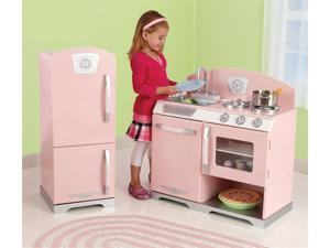 Retro Kitchen w Fridge Playset in Pink Retro Kitchen w Fridge Playset in Pink